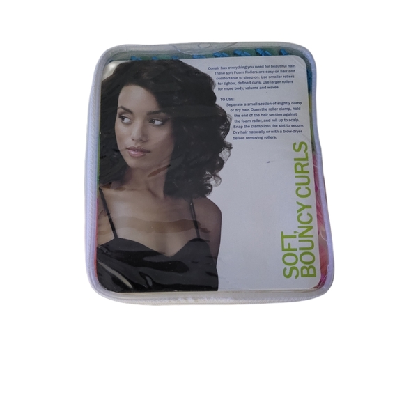 Conair Essentials Foam Rollers/Curlers 48 Neon Rollers 18 White Never Used - Picture 3 of 11